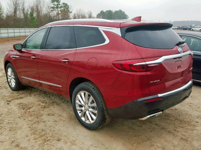 5GAEVBKW8JJ210685 - 2018 BUICK ENCLAVE PR RED photo 3