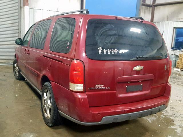 1GNDV23L25D244888 - 2005 CHEVROLET UPLANDER L 红色 照片 3
