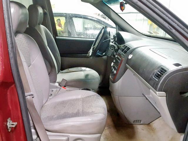 1GNDV23L25D244888 - 2005 CHEVROLET UPLANDER L 红色 照片 5