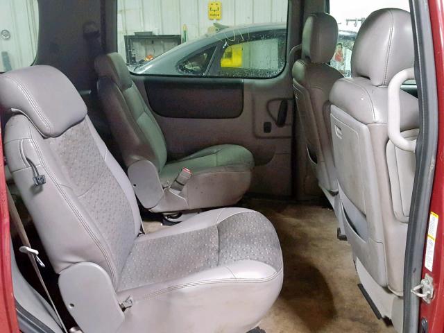 1GNDV23L25D244888 - 2005 CHEVROLET UPLANDER L 红色 照片 6