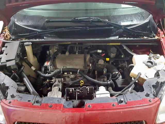 1GNDV23L25D244888 - 2005 CHEVROLET UPLANDER L 红色 照片 7