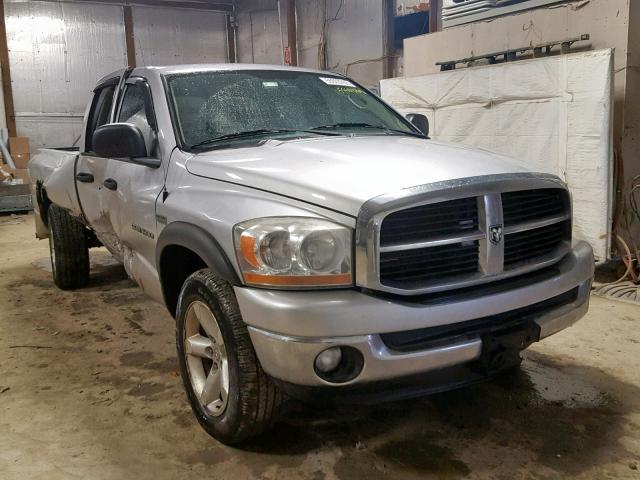 1D7HU182X6S592528 - 2006 DODGE RAM 1500 S SILVER photo 1