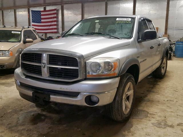 1D7HU182X6S592528 - 2006 DODGE RAM 1500 S SILVER photo 2