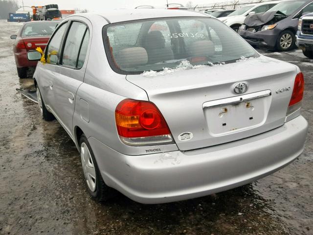 JTDBT123150384469 - 2005 TOYOTA ECHO SILVER photo 3