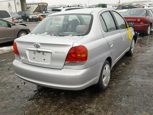 JTDBT123150384469 - 2005 TOYOTA ECHO SILVER photo 4