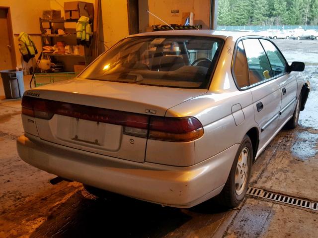 4S3BD4357W7212678 - 1998 SUBARU LEGACY L SILVER photo 4