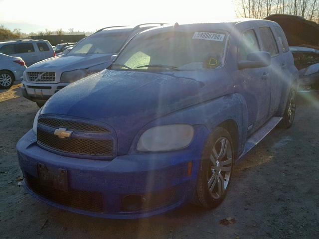 3GNDA63X88S624151 - 2008 CHEVROLET HHR SS BLUE photo 2