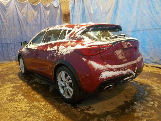 SJKCH5CP8JA060063 - 2018 INFINITI QX30 BASE RED photo 3