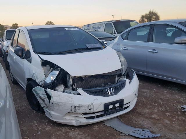 JHMGE8H24AS018980 - 2010 HONDA FIT WHITE photo 1