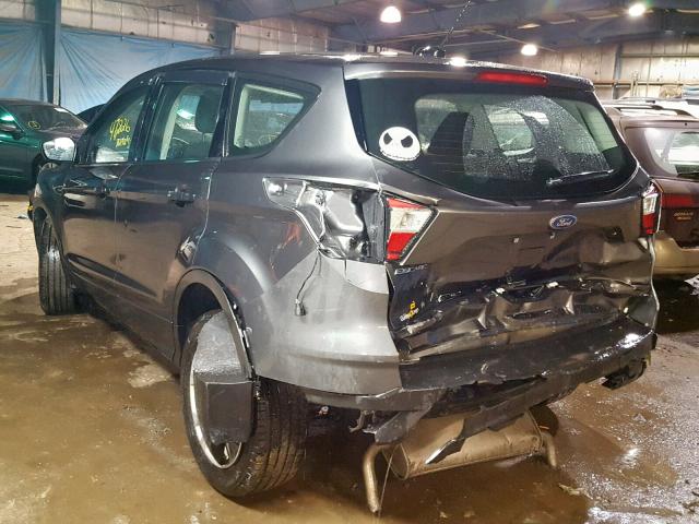 1FMCU0F79HUB78253 - 2017 FORD ESCAPE S GRAY photo 3