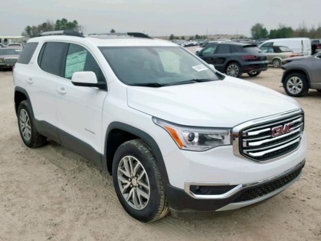 1GKKNSLS1KZ115339 - 2019 GMC ACADIA SLE WHITE photo 1