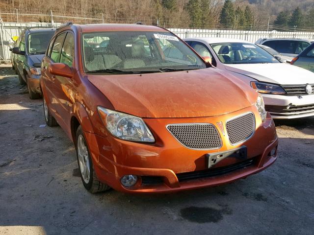 5Y2SL63855Z408971 - 2005 PONTIAC VIBE ORANGE photo 1