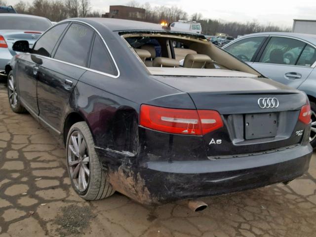 WAUWG74F99N046453 - 2009 AUDI A6 QUATTRO BLACK photo 3