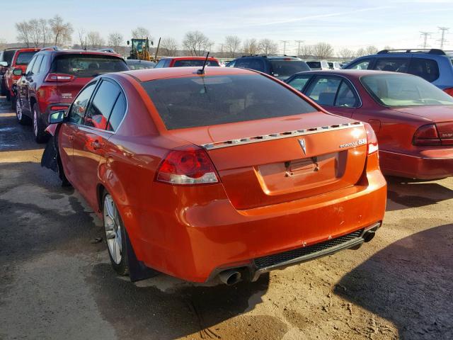 6G2ER57728L147806 - 2008 PONTIAC G8 ORANGE photo 3