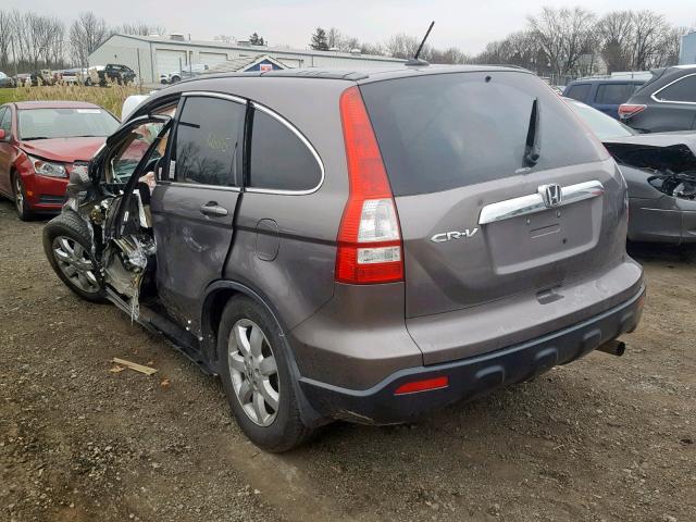 5J6RE48709L021308 - 2009 HONDA CR-V EXL GRAY photo 3