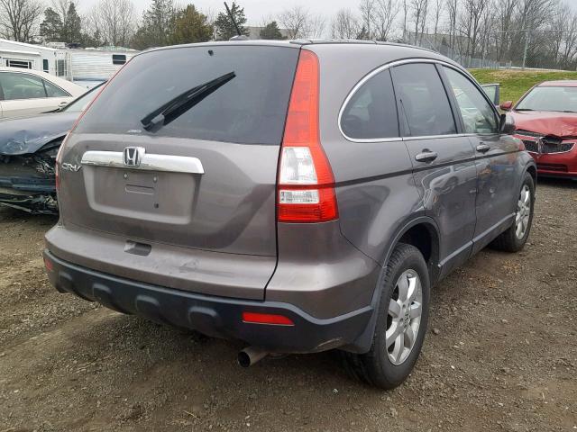 5J6RE48709L021308 - 2009 HONDA CR-V EXL GRAY photo 4