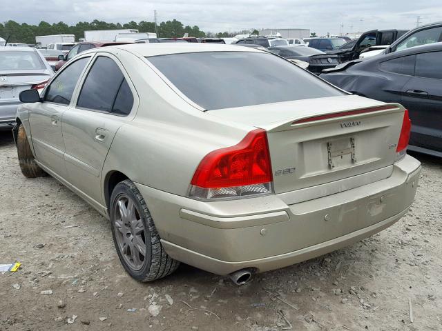 YV1RS592852452934 - 2005 VOLVO S60 2.5T GREEN photo 3