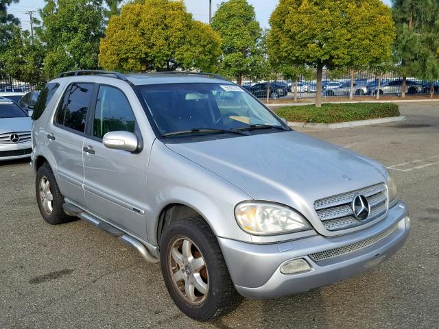 4JGAB57E03A445359 - 2003 MERCEDES-BENZ ML 350 SILVER photo 1