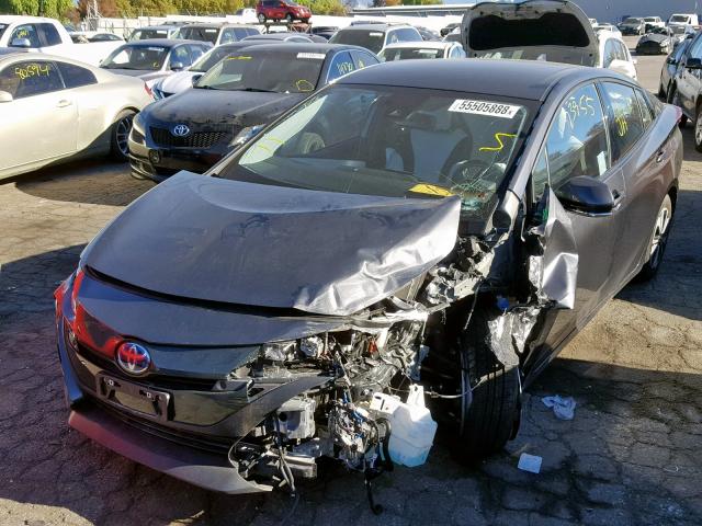 JTDKARFP2H3036717 - 2017 TOYOTA PRIUS PRIM 灰色 照片 2