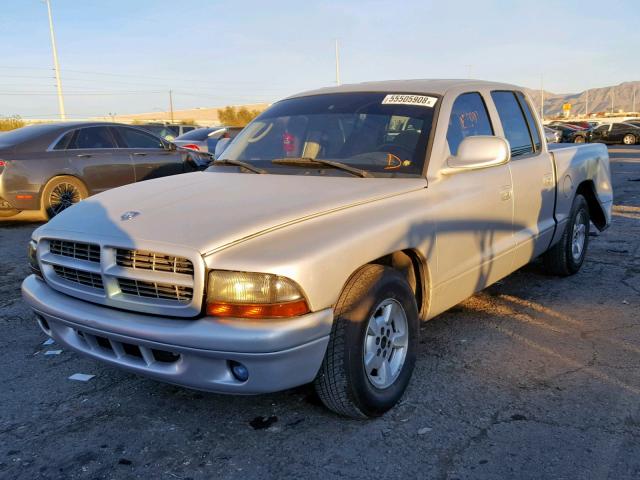 1B7HL2ANX1S224981 - 2001 DODGE DAKOTA QUA SILVER photo 2