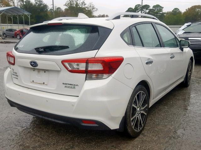 4S3GTAU60H3726851 - 2017 SUBARU IMPREZA LI WHITE photo 4