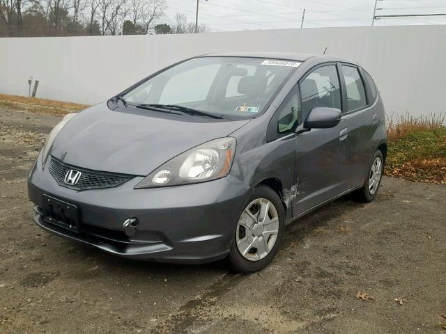 JHMGE8G35CS009105 - 2012 HONDA FIT GRAY photo 2