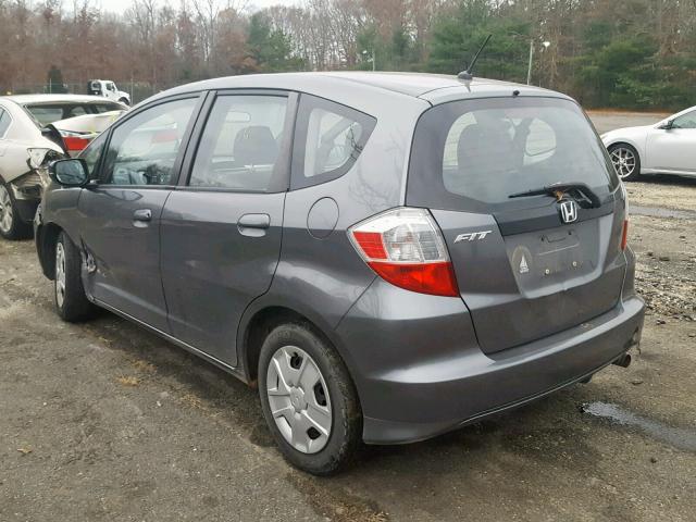 JHMGE8G35CS009105 - 2012 HONDA FIT GRAY photo 3