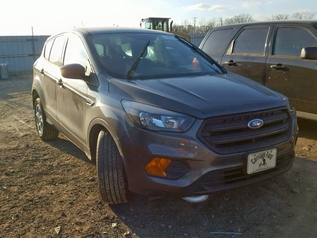 1FMCU0F71JUB69942 - 2018 FORD ESCAPE S GRAY photo 1