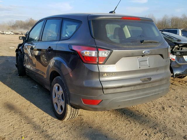 1FMCU0F71JUB69942 - 2018 FORD ESCAPE S GRAY photo 3