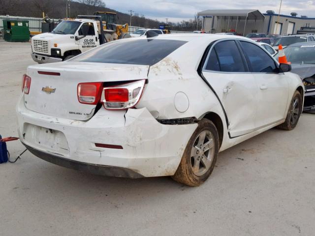 1G11A5SL5FF151517 - 2015 CHEVROLET MALIBU LS WHITE photo 4