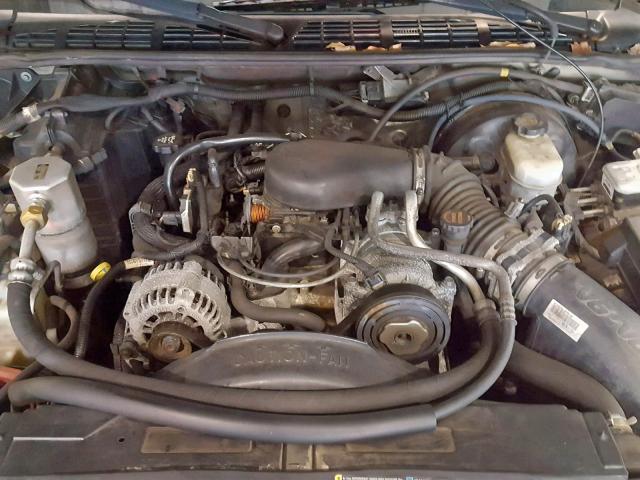 1GTCS19X538227266 - 2003 GMC SONOMA SILVER photo 7