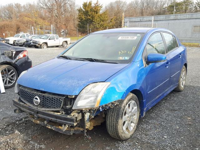 3N1AB61EX9L691407 - 2009 NISSAN SENTRA 2.0 BLUE photo 2