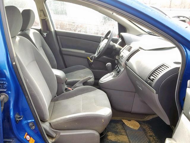 3N1AB61EX9L691407 - 2009 NISSAN SENTRA 2.0 BLUE photo 5