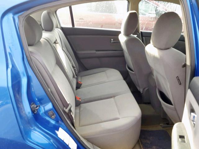 3N1AB61EX9L691407 - 2009 NISSAN SENTRA 2.0 BLUE photo 6