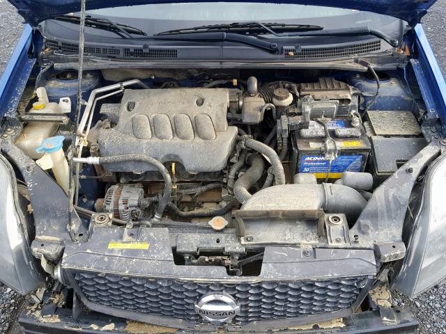 3N1AB61EX9L691407 - 2009 NISSAN SENTRA 2.0 BLUE photo 7