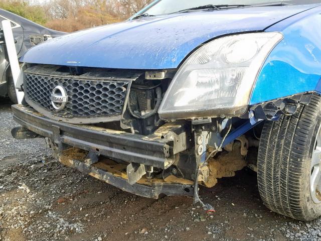 3N1AB61EX9L691407 - 2009 NISSAN SENTRA 2.0 BLUE photo 9