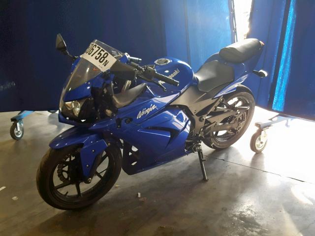 JKAEXMJ199DA31864 - 2009 KAWASAKI EX250 J BLUE photo 2