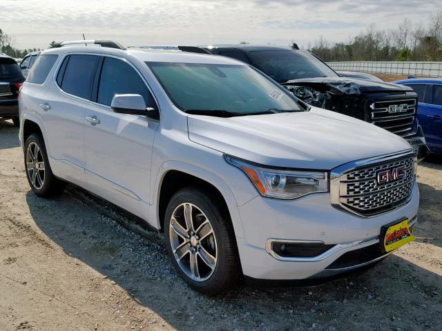 1GKKNXLS3JZ190958 - 2018 GMC ACADIA DEN WHITE photo 1