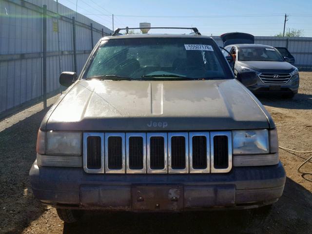 1J4FX58S0WC130144 - 1998 JEEP GRAND CHER BROWN photo 9