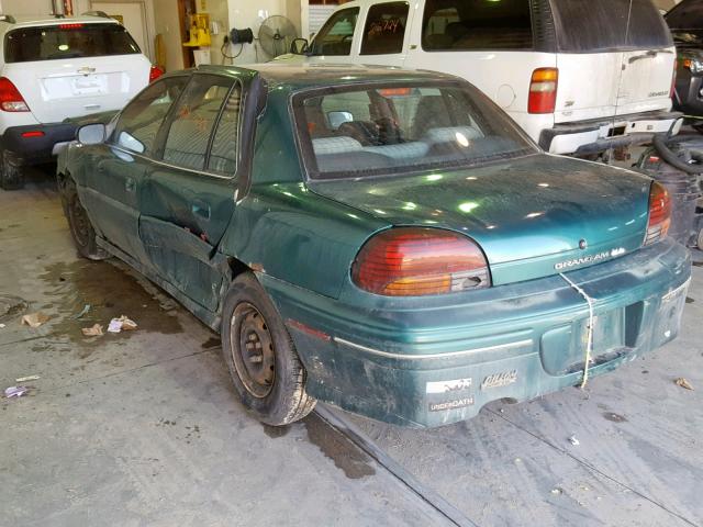 1G2NE52T6TC780850 - 1996 PONTIAC GRAND AM S GREEN photo 3