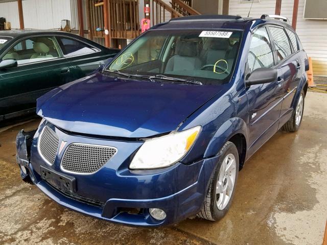 5Y2SL638X5Z462525 - 2005 PONTIAC VIBE BLUE photo 2