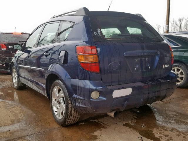 5Y2SL638X5Z462525 - 2005 PONTIAC VIBE BLUE photo 3