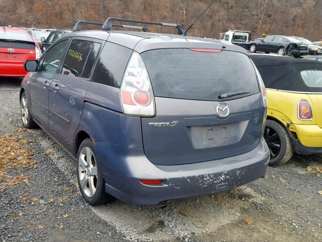 JM1CR29L670140317 - 2007 MAZDA 5 GRAY photo 3