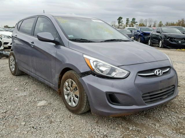 KMHCT5AE4GU265756 - 2016 HYUNDAI ACCENT SE GRAY photo 1