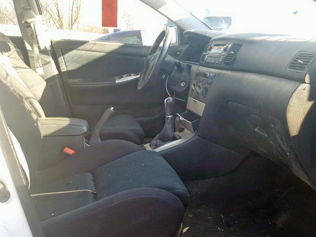 2T1BY30E25C480358 - 2005 TOYOTA COROLLA XR 白色 照片 5