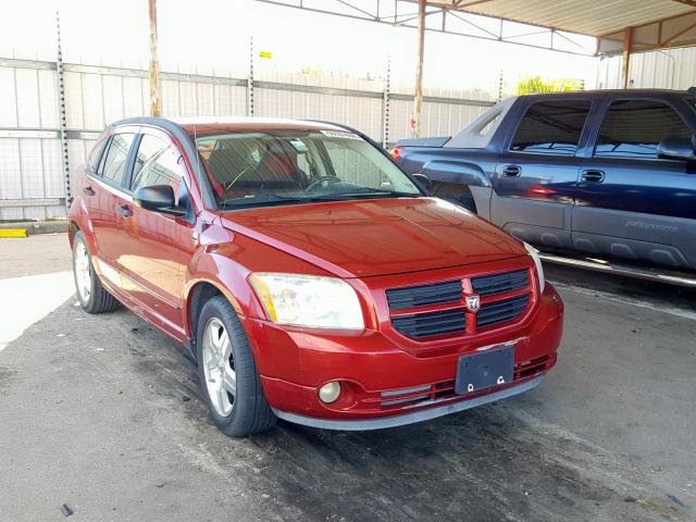 1B3HB48B17D557854 - 2007 DODGE CALIBER SX RED photo 1