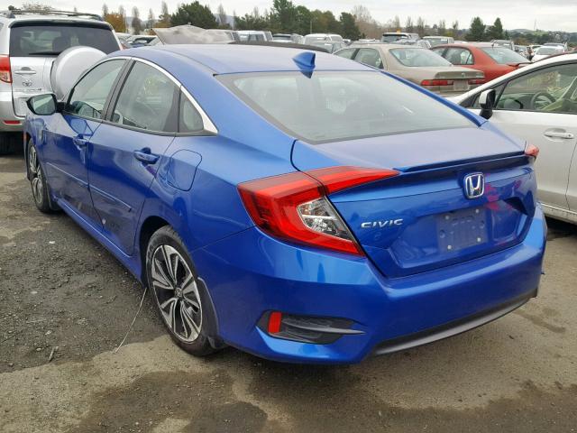 19XFC1F75GE214012 - 2016 HONDA CIVIC EXL BLUE photo 3