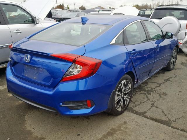 19XFC1F75GE214012 - 2016 HONDA CIVIC EXL BLUE photo 4