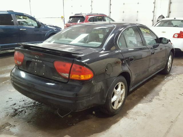 1G3NL52E93C284928 - 2003 OLDSMOBILE ALERO GL BLACK photo 4