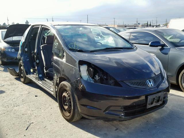 JHMGE8H34CS006307 - 2012 HONDA FIT BLACK photo 1